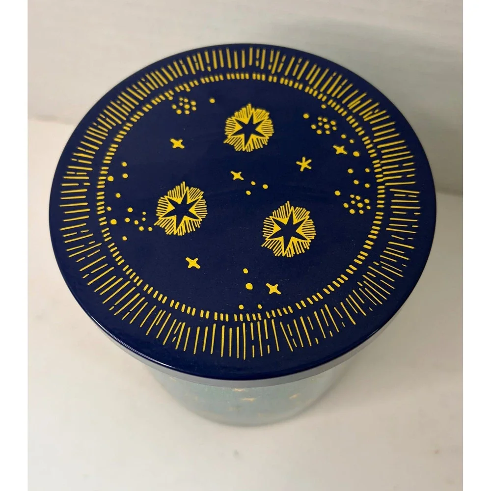 Modern Alchemy Galactic Skies Scented Candle 12.9oz Teal Glitter Star Jar